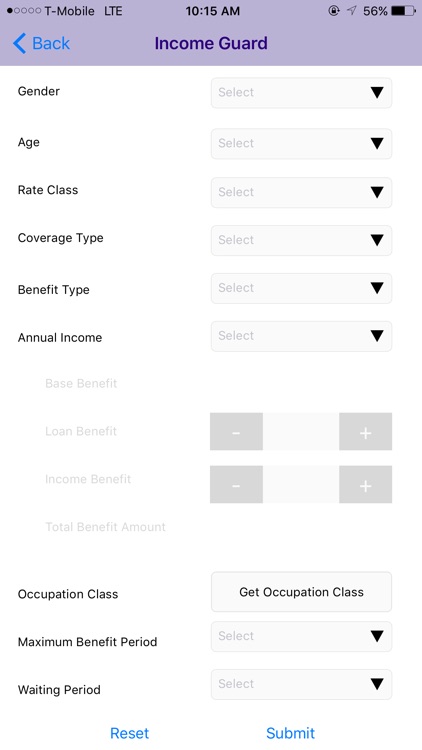 Combined Canada Rates