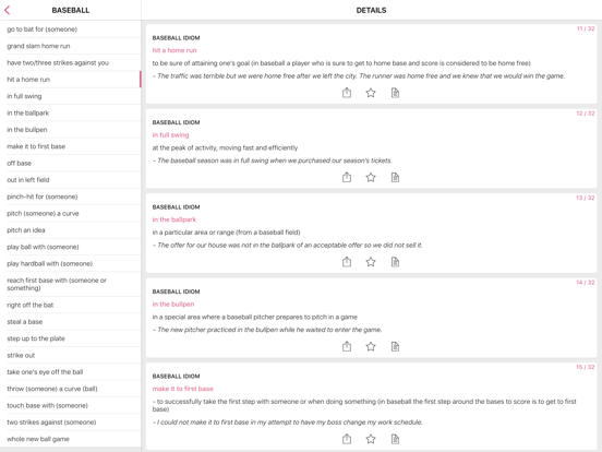 Screenshot #4 pour Sports Color idioms in English