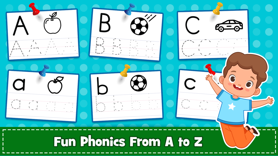 #3. ABC Tracing Preschool games 2+ (iOS) 由: GunjanApps Studios and Solutions LLP