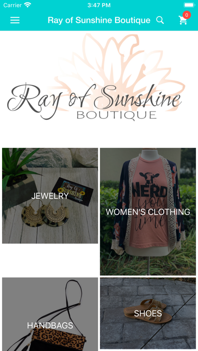 Ray of Sunshine Boutique Screenshot
