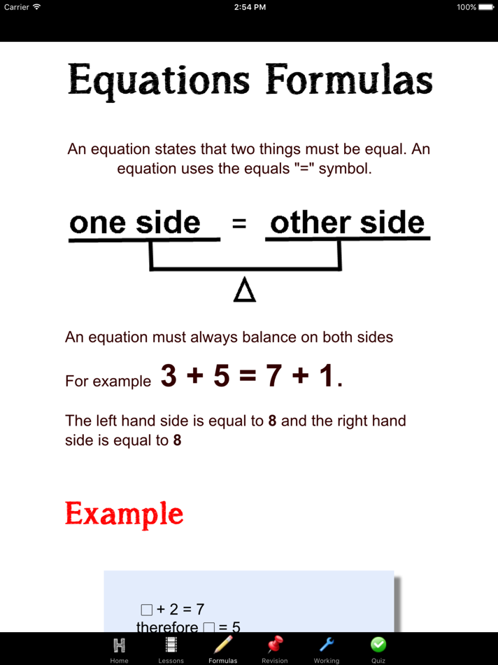 #3. Equations Maths (iOS) 由: D.P STACE & G.J STACE & S.A WILLIAMS