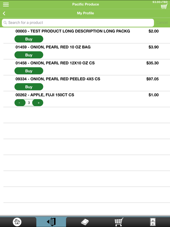Pacific Produce iPad screenshot 4 - Food & Drink app