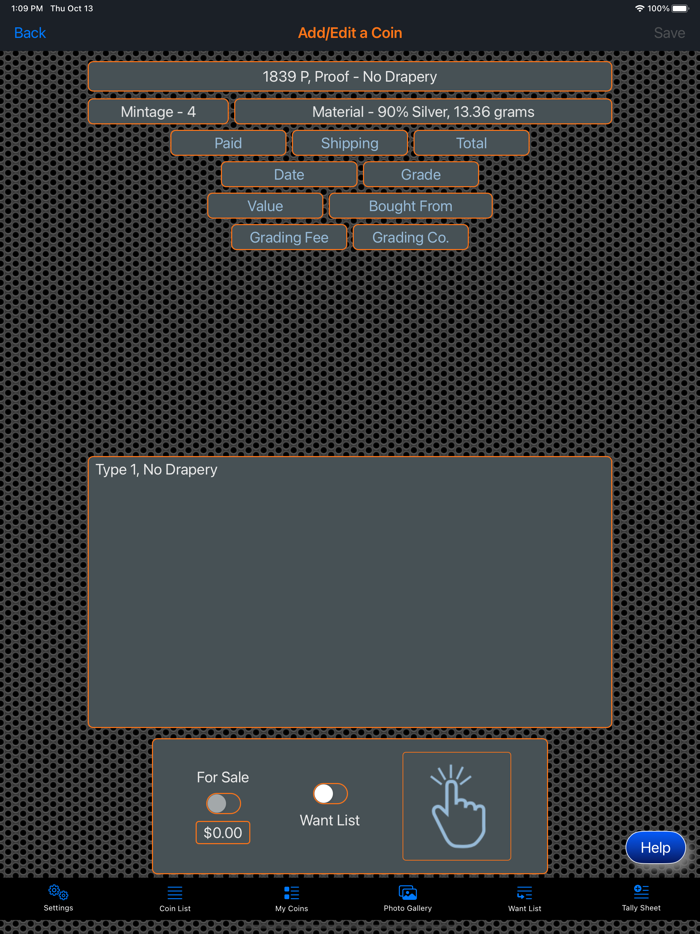 Seated Half Collection