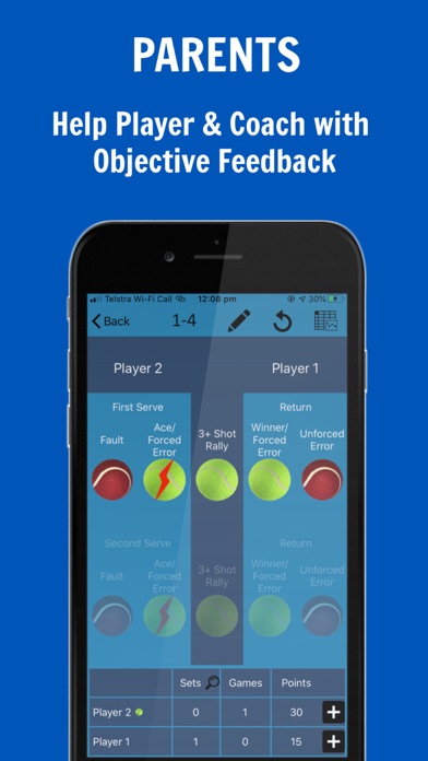 135 Tennis Analytics Screenshot