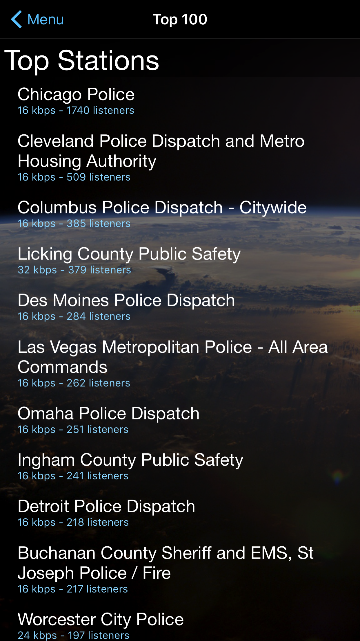 Police Scanner + screenshot 1