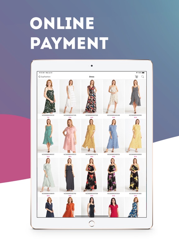 ClupFashion iPad screenshot 6 - Shopping app