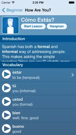 Game screenshot Learn Spanish - Qué Onda hack