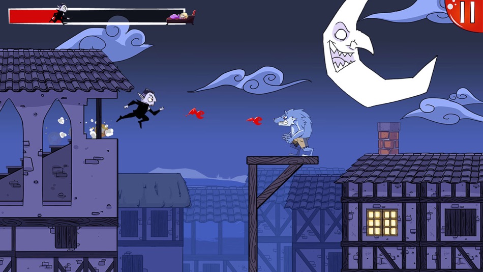 #1. Dracula Quest: run for blood ! (iOS) By: PLAYTOUCH
