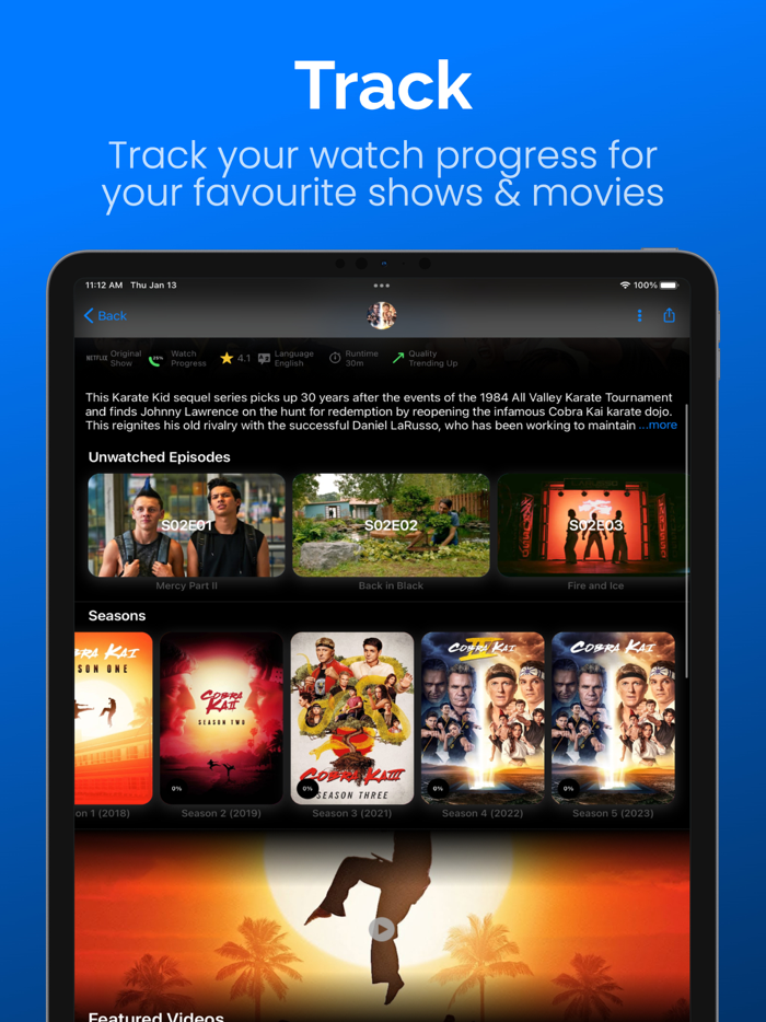 Rivr Track Shows and Movies