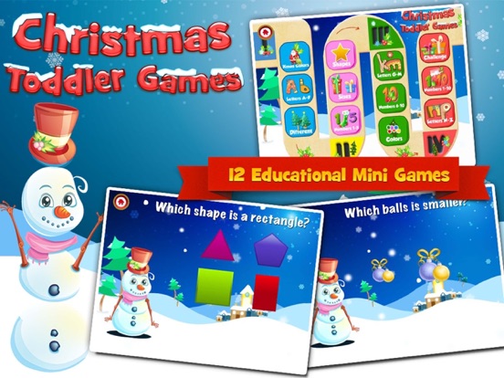 Christmas Games for Toddlers iPad screenshot
