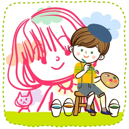 涂鸦填色画画板-素描绘画板,画吧,益智早教软件 Читы