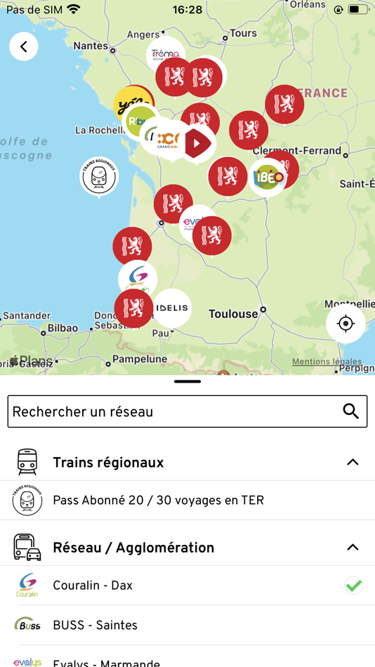 #1. Ticket Modalis (iOS) By: Syndicat Mixte Intermodal de Nouvelle-Aquitaine