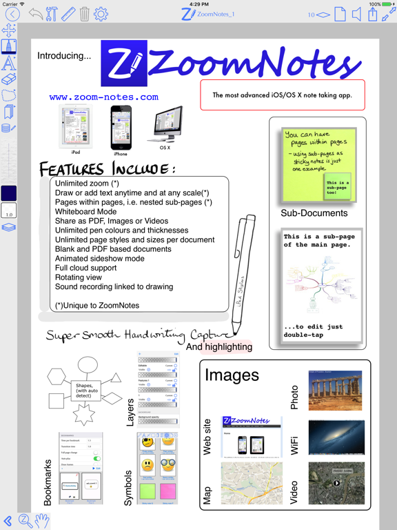 ZoomNotes Liteのおすすめ画像1