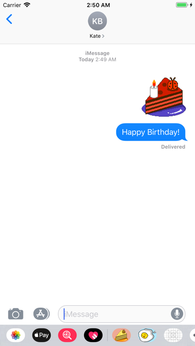 Pixel Cake Wonder Art Stickers Screenshot