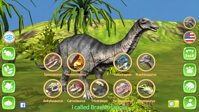 Dinosaur 3D -Augmented reality Screenshot