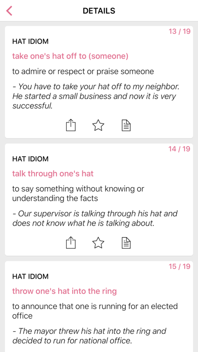 Color - Clothing idioms Screenshot