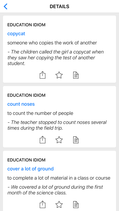 Education & Love idioms Screenshot