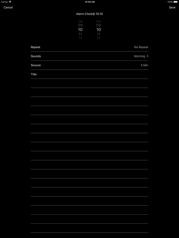 Clock Face - desktop alarm iPad screenshot 7 - Lifestyle app