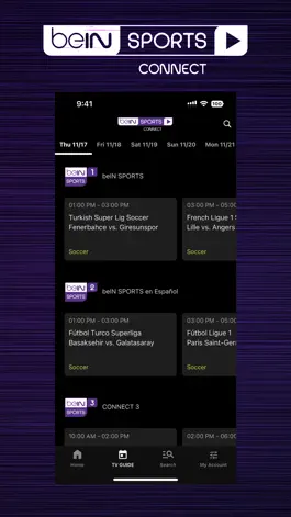Game screenshot beIN SPORTS CONNECT hack
