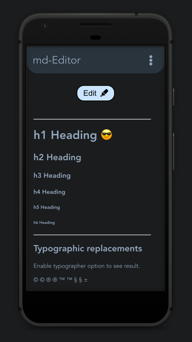 Screenshot #2 pour Pro Markdown Editor and Reader
