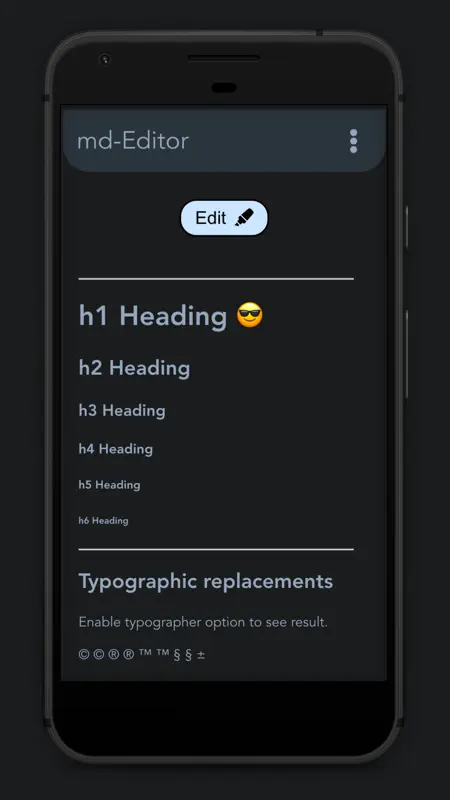 Pro Markdown Editor and Reader screenshot 2 of 7
