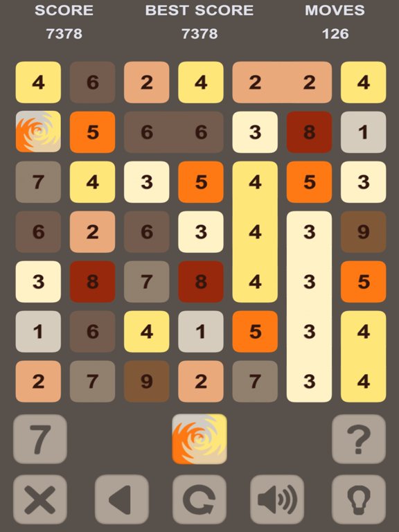 Numbers Puzzle. Get 10 iPad screenshot