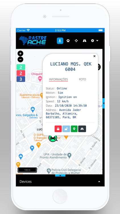 Rastre ACHE Rastreamento