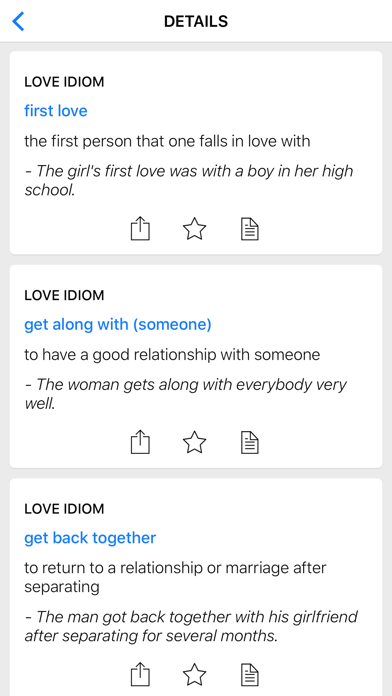 Education & Love idioms Screenshot