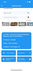 Resume Builder & Job search screenshot #7 for iPhone