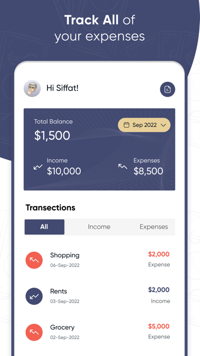 Home Expense Tracker Screenshot