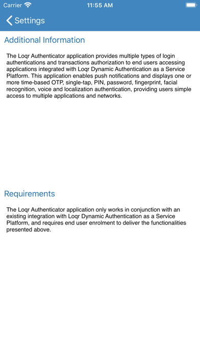 Screenshot #3 pour Loqr Authenticator