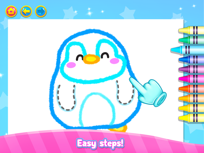 Rainbow Glitter Drawing Book