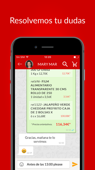 EHOSA Catálogo y Pedidos Screenshot