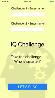 iq test game - who's smarter? iphone screenshot 1