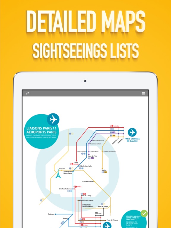 Paris Metro Map. iPad screenshot 10 - Travel app