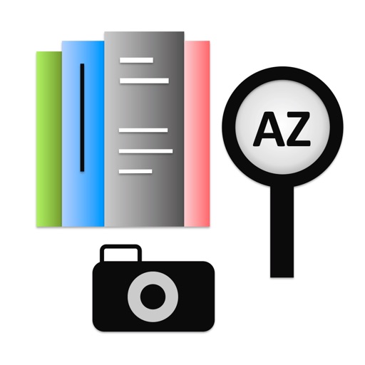 Find that Book - OCR library Icon