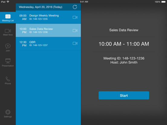 Screenshot #5 pour RingCentral Meetings Rooms