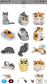 cat bigmoji funny stickers iphone screenshot 2