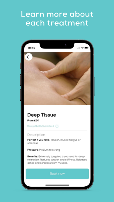 Relaxgo - Massage at home Screenshot