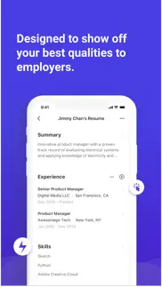 resume builder: pdf resume app iphone screenshot 2