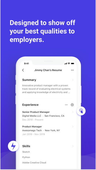 Screenshot #2 pour Resume Builder: PDF Resume App