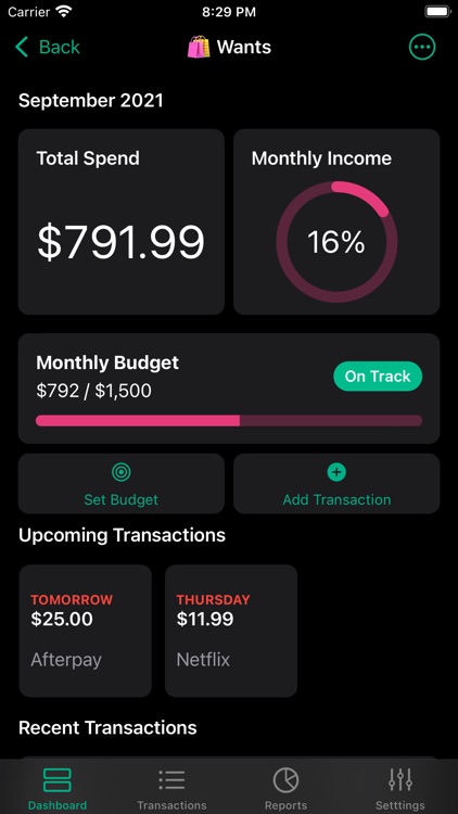 Surplus: Expense Tracker