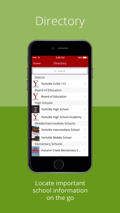 Yorkville CUSD 115 Screenshot