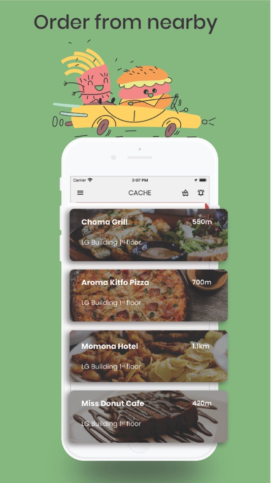 #2. Cache - Quick Delivery & Menus (iOS) 由: Winta Begashaw