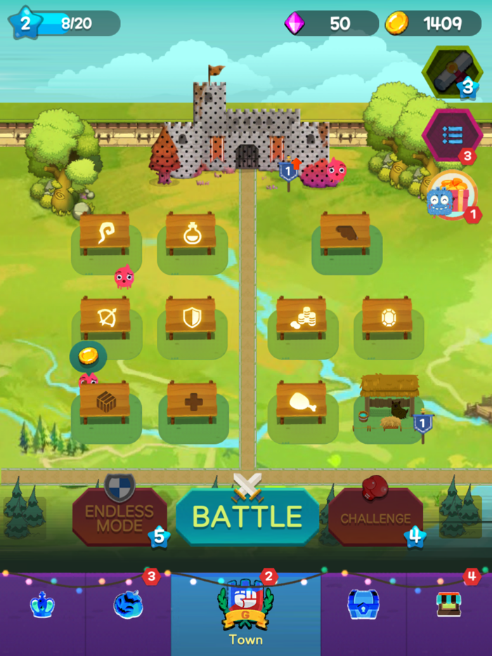 Merge Block Defense War