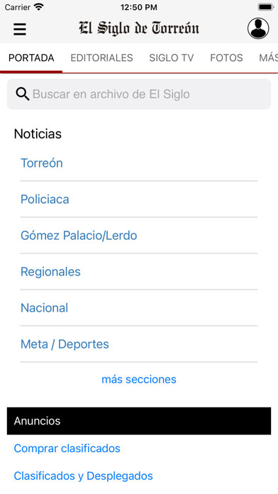 El Siglo de Torreón Screenshot