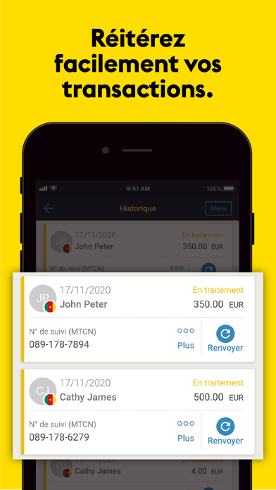 Transfert Western Union® Transfert Western Union®