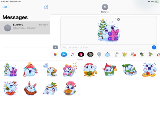 Screenshot #5 pour Christmas Snow - Xmas Sticker
