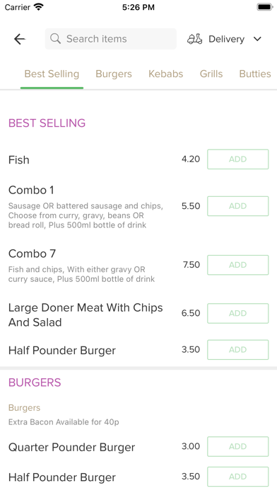 Margam Fish Bar Screenshot