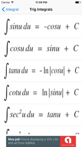 Game screenshot Calculus Formulas AP hack